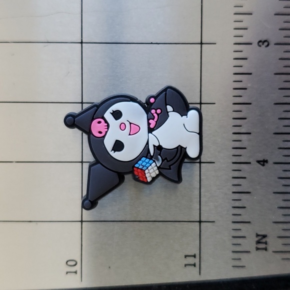Jibbitz Accessories New Sanrio Kawaii Kuromi With Rubiks Cube Croc